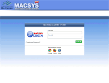 Tablet Screenshot of macsys2.machung.ac.id
